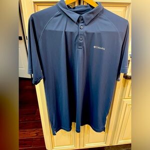 Columbia Men’s Performance Polo Shirt Blue XXL